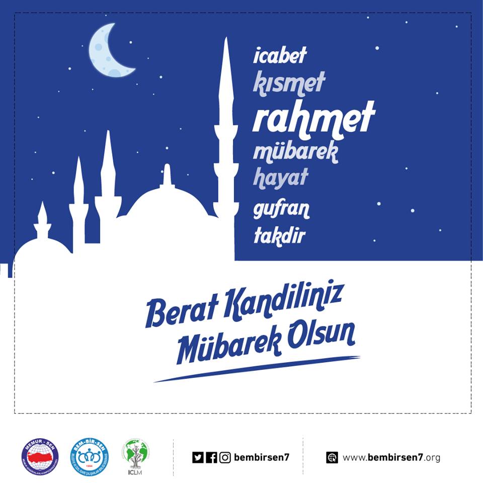 BeratKandili 'miz kutlu olsun